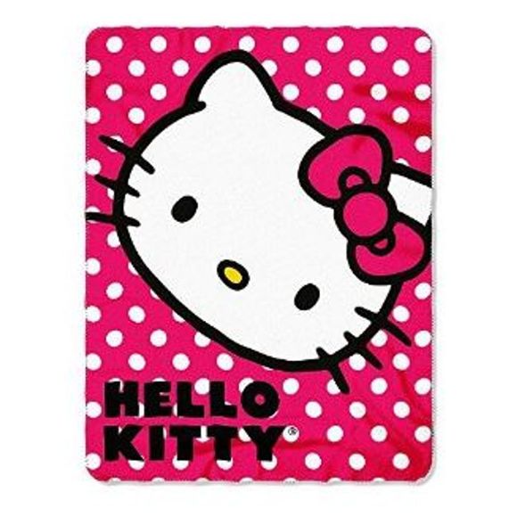 Hello Kitty Fleece Blanket Throw 45 x 60 in NEW - Picture 4 of 4